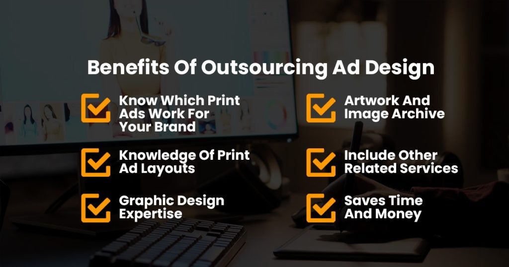 List of benefits of outsourcing your ad design| SUJO TWENTY-TWO