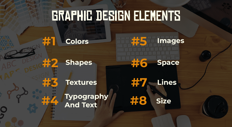 List of Graphic Design Elements that are used | SUJO TWENTY-TWO